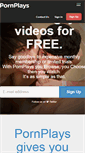 Mobile Screenshot of pornplays.com